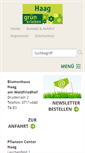 Mobile Screenshot of gaertnerei-haag.de